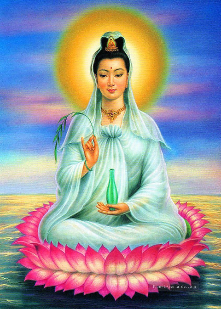 Göttin der Barmherzigkeit und des Mitgefühls Buddhismus Ölgemälde